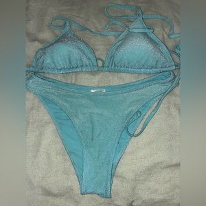 Shimmering Teal H&M Bikini Set